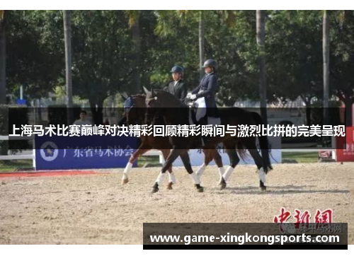 上海马术比赛巅峰对决精彩回顾精彩瞬间与激烈比拼的完美呈现